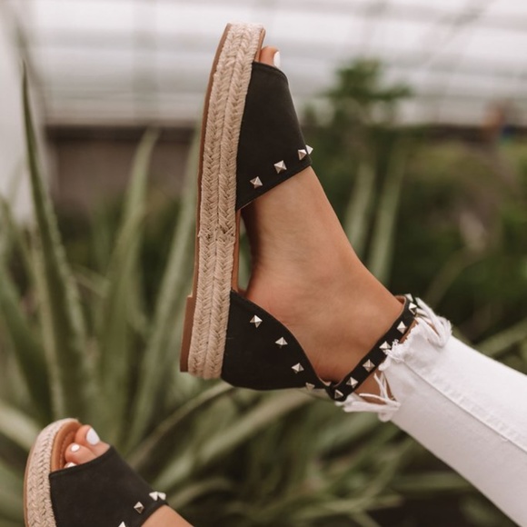 NEW*** LADIES AUDREY ESPADRILL IN BLACK - Picture 4 of 6